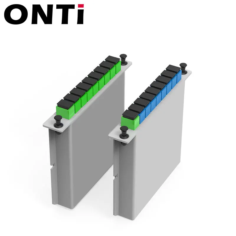 ONTi-Fiber Optical Box, FTTH PLC, Splitter Box, 1X8, 1X8 Planar, Waveguide Type, SC APC, UPC, 5Pcs