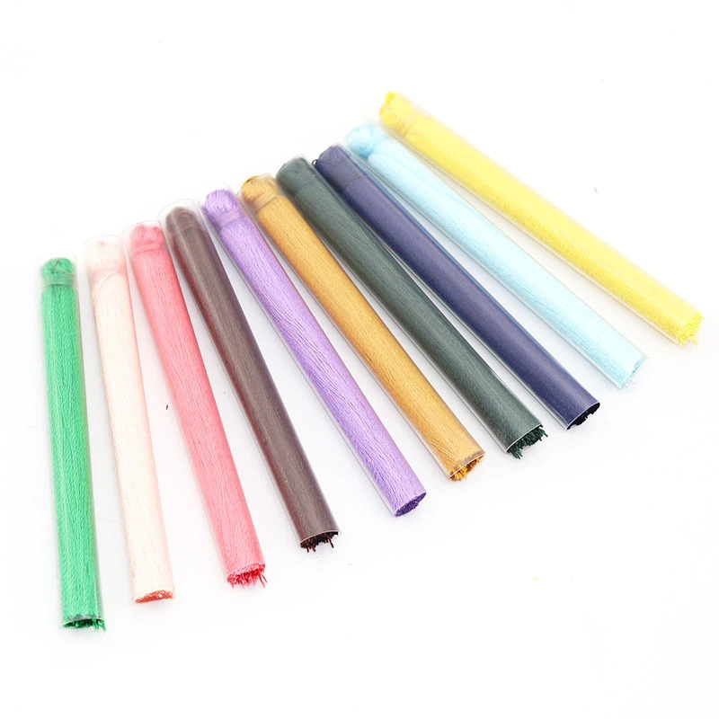 5pcs/lot 65mm Casing Tassel Silk Tassel Fringe Sewing Bang Tassel Trim Handmade Curtain Tassel For DIY Craft Jewelry Making