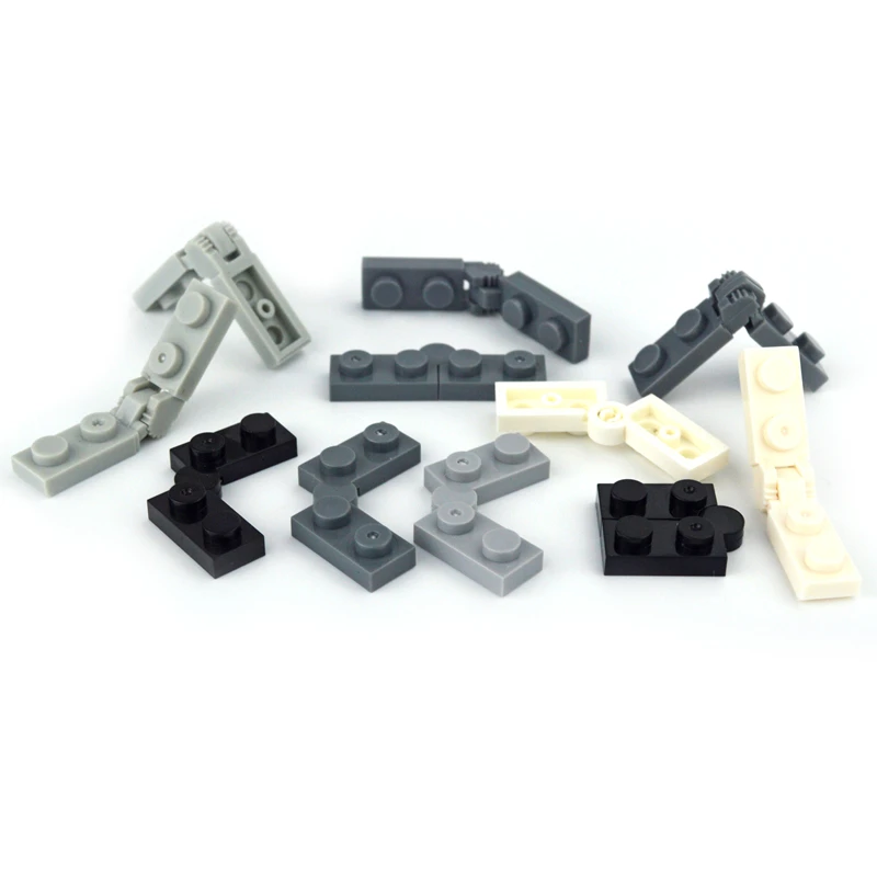 30pcs/lot Hinge Brick 1x4 Swivel Top/Base Building Blocks 3830 3831 44301 44302 MOC Parts Toys For Kids Compatible Major Brand