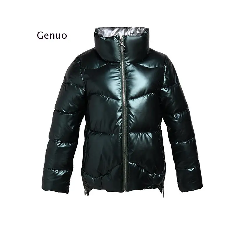 

2021 New Ladies Winter Coat Parka Coat Women's Bread Coat Bright Bread Coat Thick Down Down Cotton Coat Jacket Winter Coat