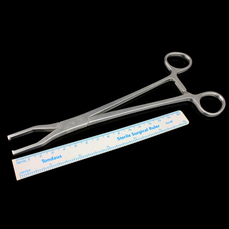 Orthopedic instrument medical lumbar titanium cage clamping forceps grasping placement device spine interbody titanium mesh fuse