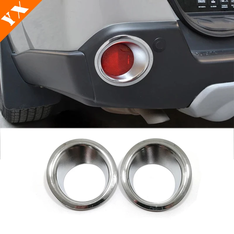 

For Nissan X-Trail T31 accessories 2008-2013 Rear Fog Light Lamp Cover Trim Molding Garnish Bezel ABS Chrome Decoration