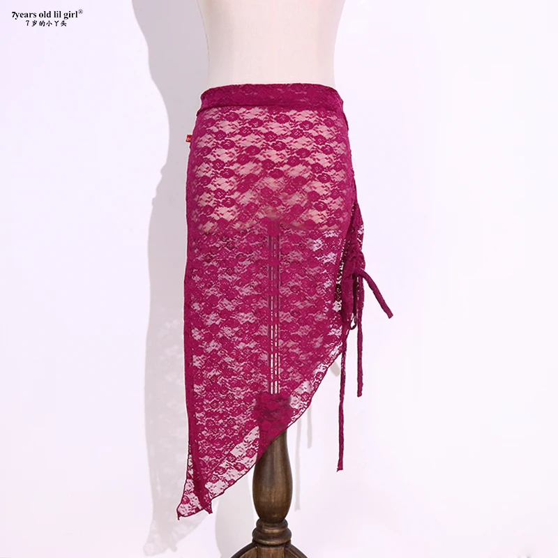 

Belly Dance Korean Lace Original Design European Wrinkle Wrap Hip Skirt BQ225