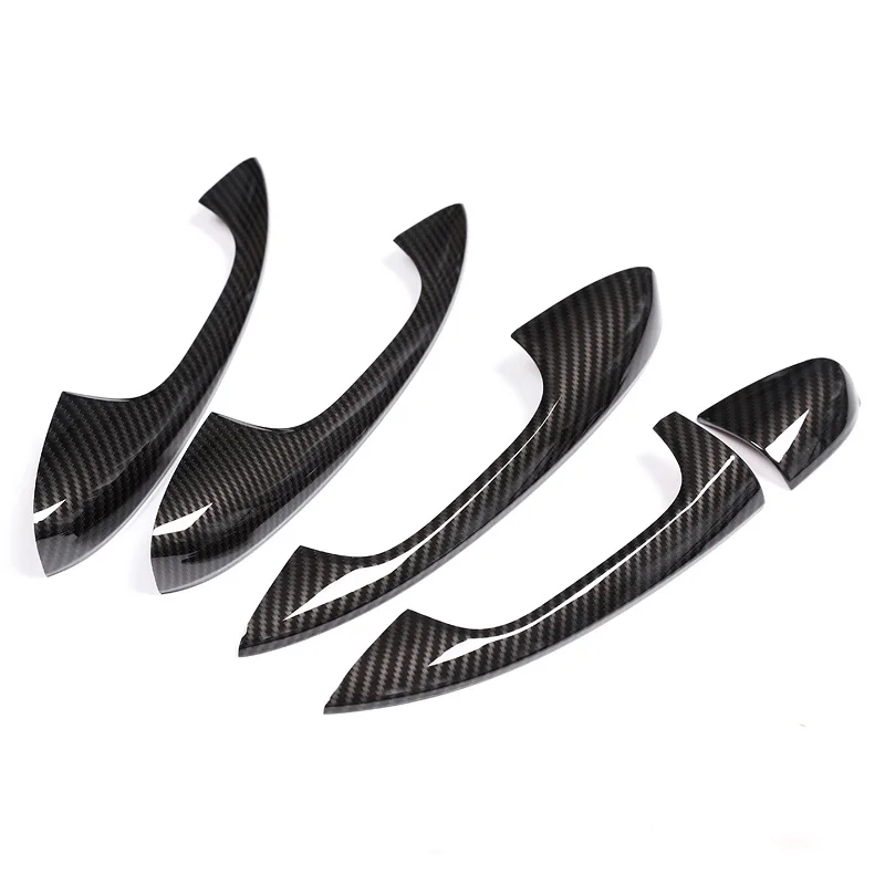Auto ABS Chrome Exterior Door Handle Cover Trim Sticker for Mercedes Benz C Class W205 GLC X253 E Class W213 Car Accessories LHD