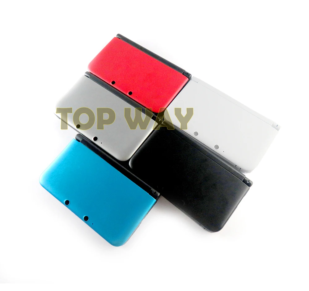 1set Full Set Case Shell Housing Cover For Nintend 3DS XL LL High Quality with button rubber parts Housing Shell Case