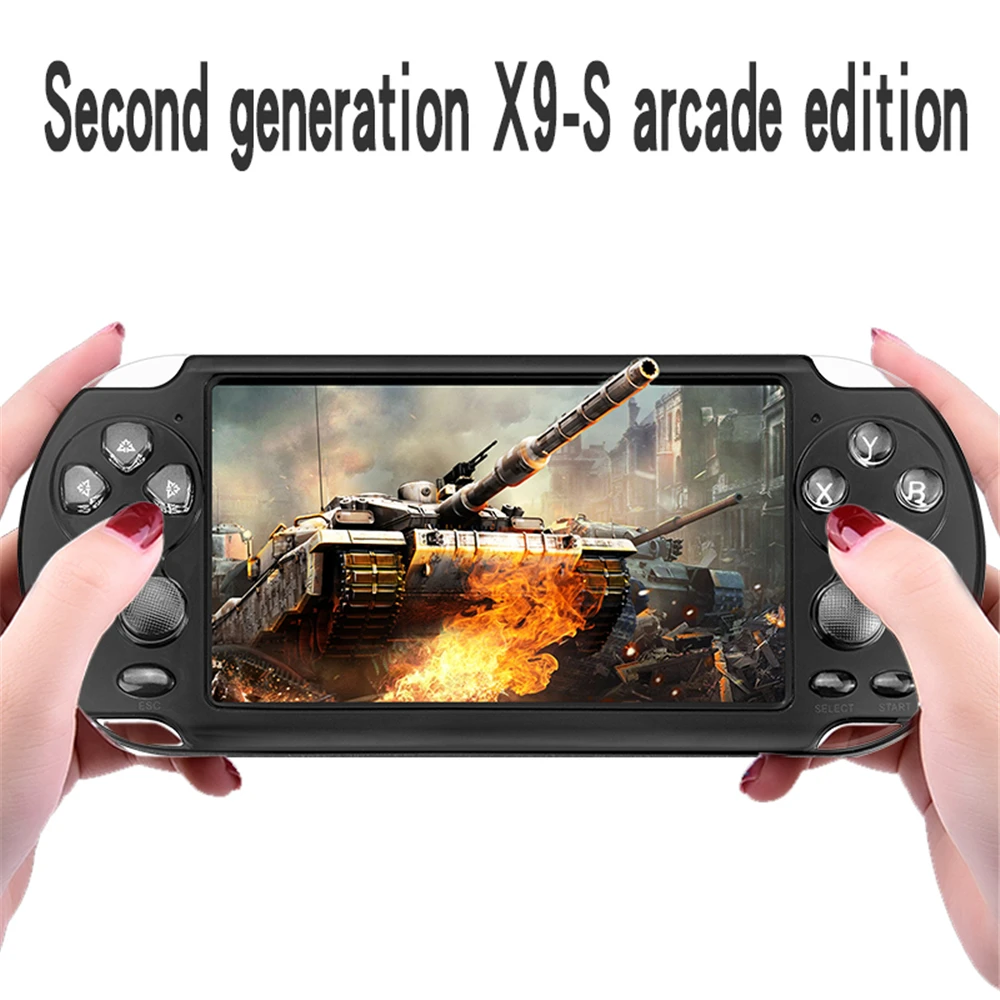 Newest Upgrade X9-S 5 inch game console X9 Plus portable arcade emulator game machine 8GB/40GB with thousand free games