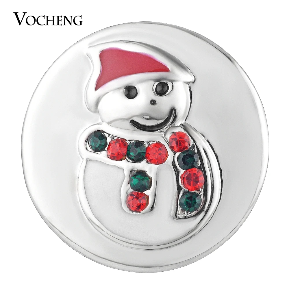 10pcs/Lot Halloween Christmas Gifts Ginger Snap18mm Jewelry Santa Claus Buttons for DIY Interchangeable Snap Bracelet&Necklaces