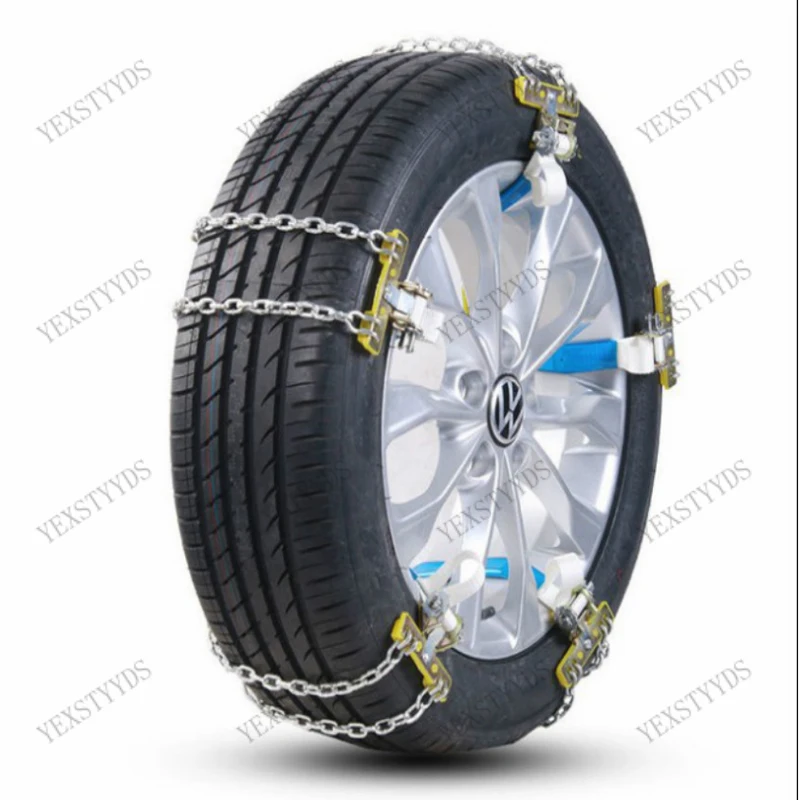 5-piece set, sedan, truck, SUV, winter emergency 1X universal wheels, tires, anti-skid chains