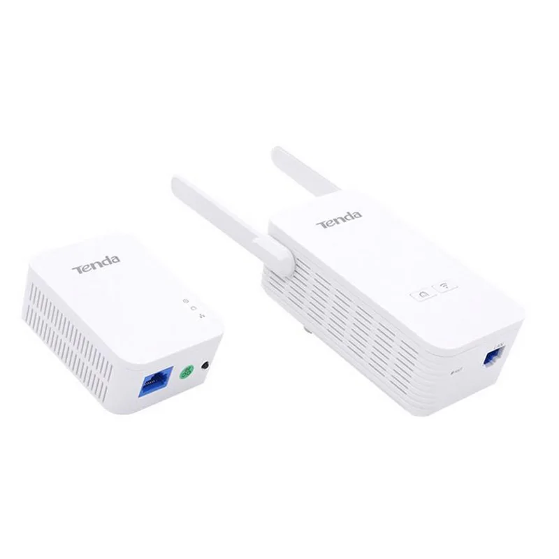 Tenda-Kit de extensor WiFi, puerto Gigabit, Wi-Fi inalámbrico, extensor de línea de alimentación, Firmware chino, 1000Mbps, AV1000 Powerline, PH5