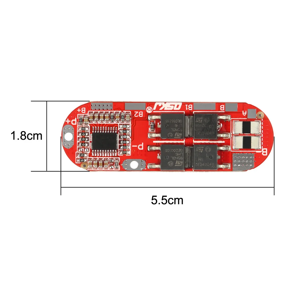 BMS 1S 2S 10A 3S 4S 5S 25A BMS 18650 Li-Ion Lithium แบตเตอรี่โมดูล PCB PCM 18650 Lipo BMS Charger