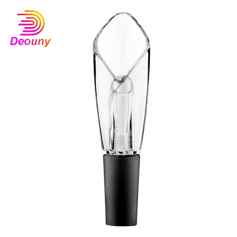 DEOUNY 1PCS Wine Pourer Mini Portable Keep Freash Alcohol Liquid Bottle Dispenser Premium Oil Champagne Wine Aerator Bar Tools