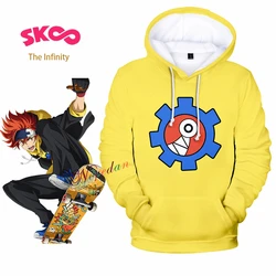 Anime SK8 the Infinity Reki Kyan Miya Chinen 3D Print Adult Kids Child Sweatshirt Hoodie Pullover Cosplay Costume Jackets Hooded