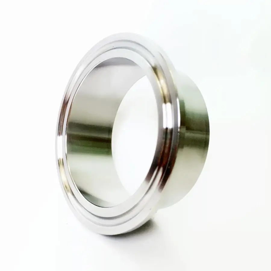 

51mm 2" Pipe OD Butt Weld x2" Tri Clamp SUS 304 Stainless Steel Sanitary Fitting Coupling Home Brewing Beer Wine