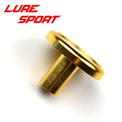 LureSport 4pcs Aluminum end cap T shape Butt Fishing Rod Building Component Fishing Pole Repair DIY Accessory