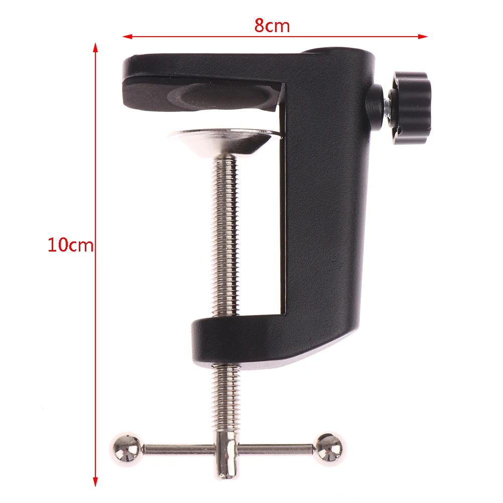 1PC Heavy-Duty Metal Table Mounting Clamp For Microphone Suspension Boom Scissor Arm Stand Holder