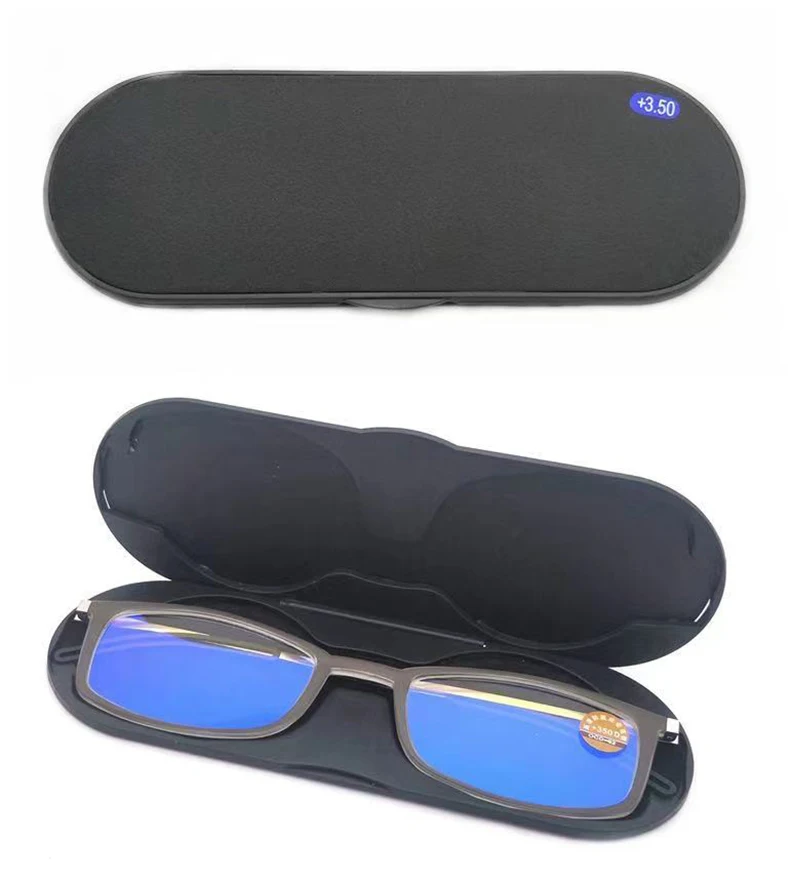 Sighttoo Anti Blue-Ray Universal Ultradünne Lesebrille für Männer und Frauen zum Versenden tragbarer Handy-Brillenetui +1,5 – Detail 10