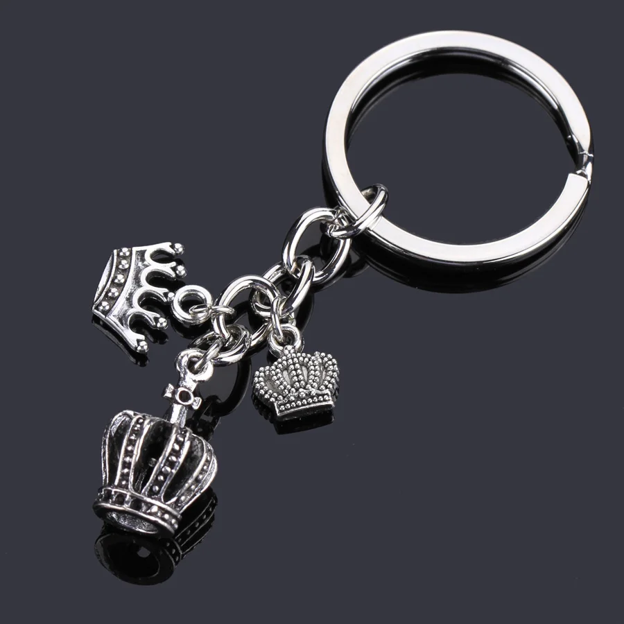 New Crown Keychain For Women Fashion Jewelry Cute Bag Car Pendant Friends Key Chain Original Gifts