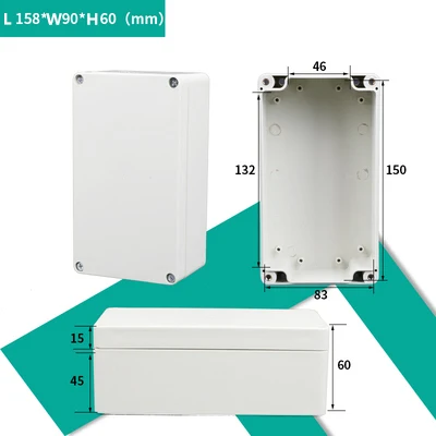 ジャンクションボックスabsプラスチック防塵防水IP65ユニバーサル電気