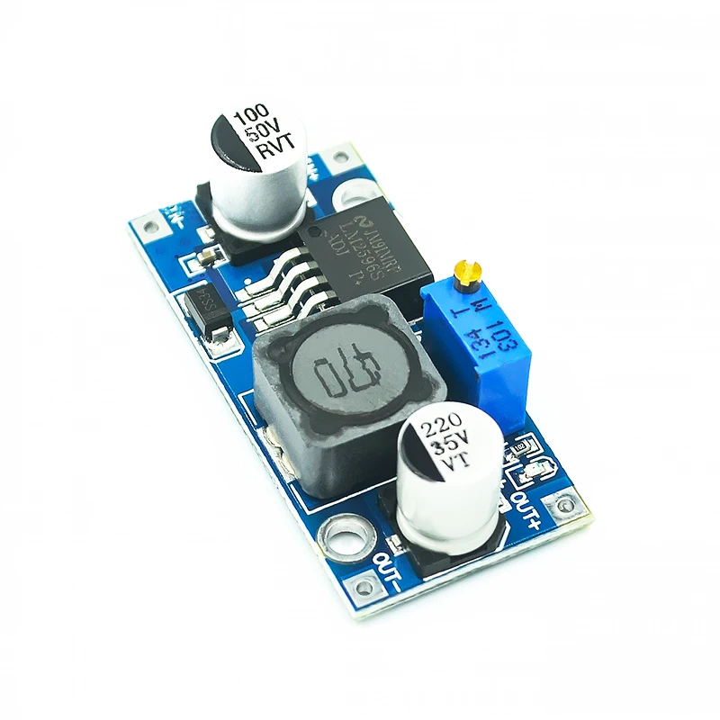 LM2596 DC-DC Step-Down Power Supply Module 3A Adjustable Step-down Module LM2596S Voltage Regulator 24V 12V 5V 3V For Arduino