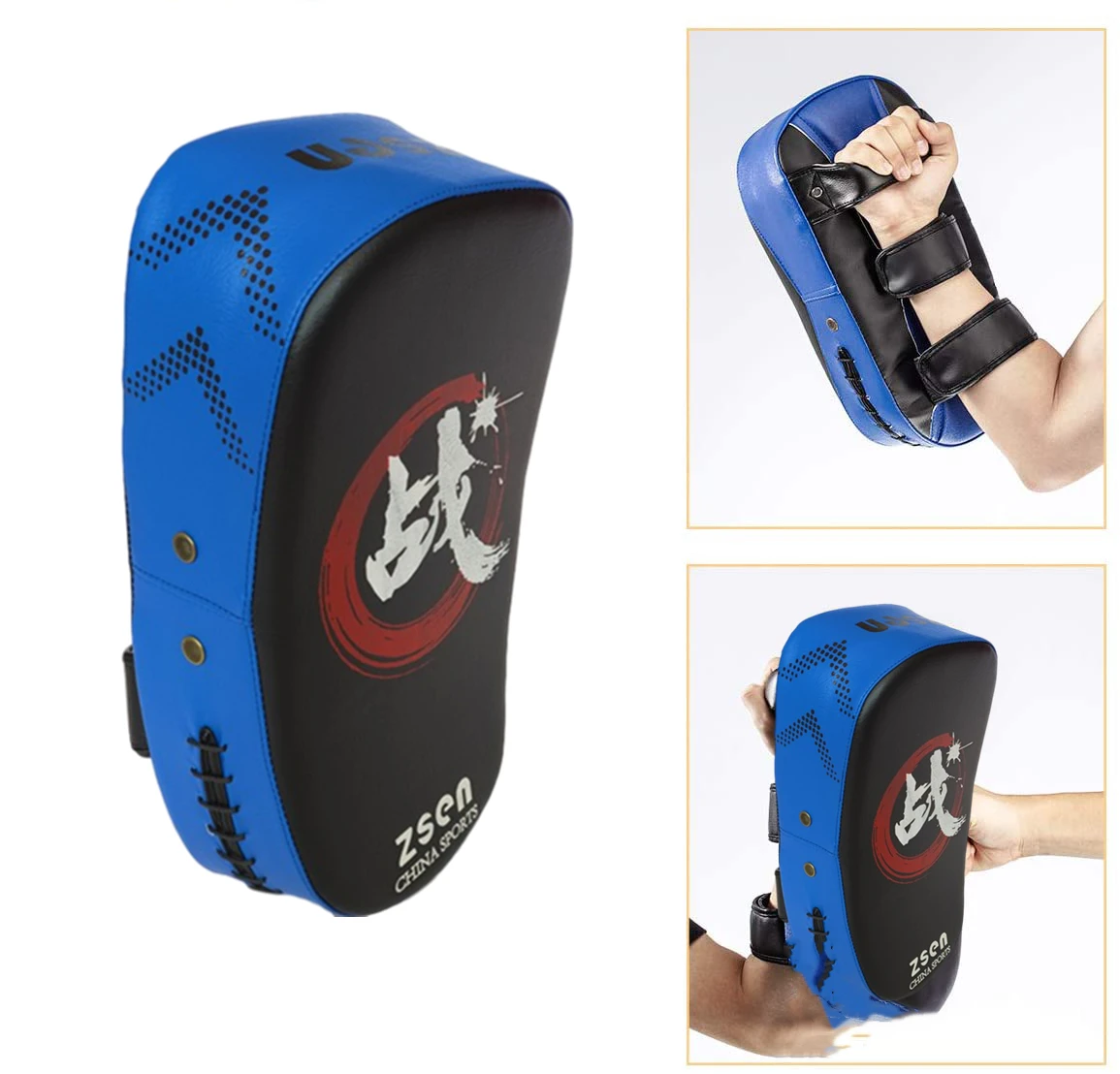 Taekwondo Kick Pads Boxing Karate Pad PU Leather Muay Thai Martial Art Kickboxing Punch Punching Bag Kicking Shield Training