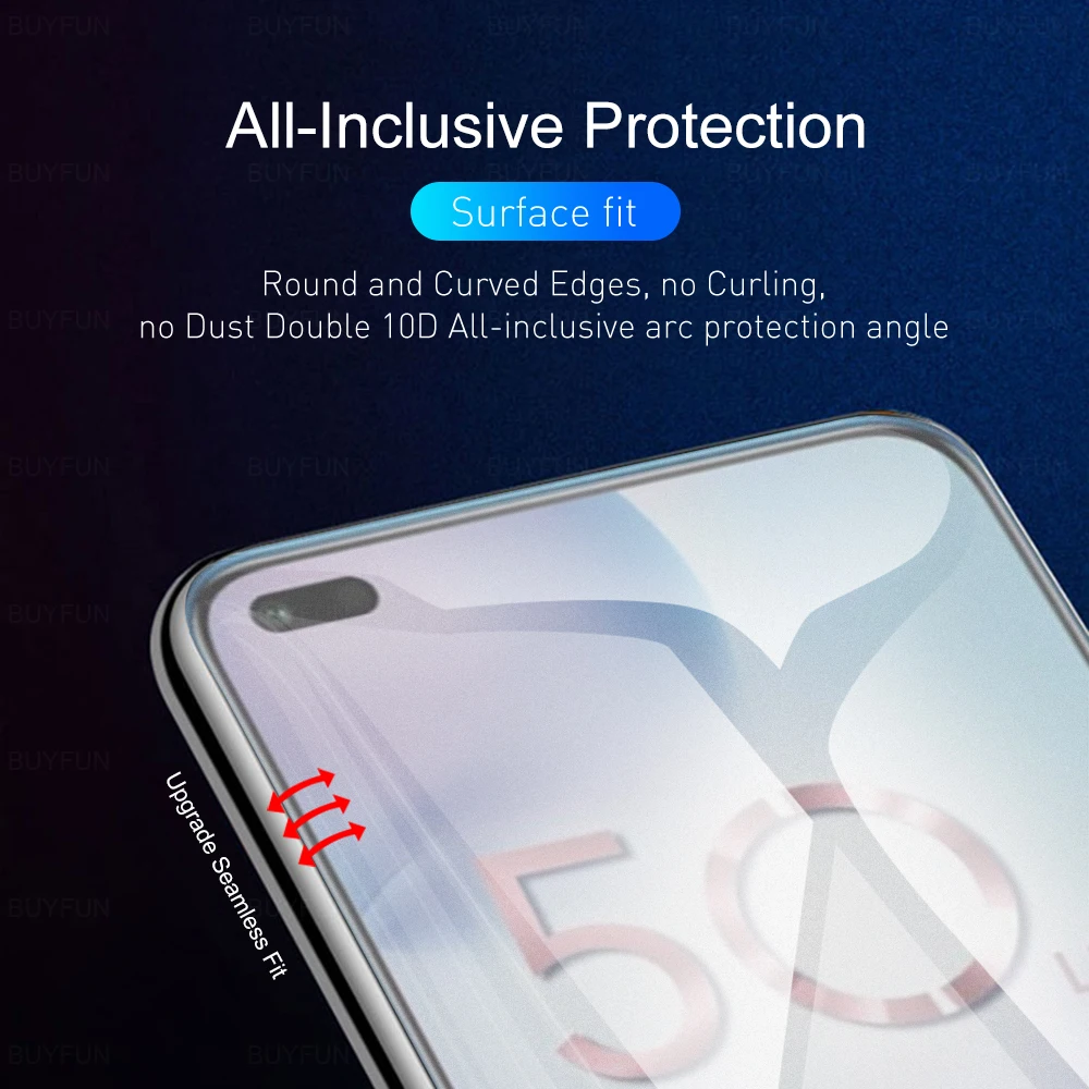 2 pçs filme de hidrogel fosco para honra 50 lite 6.67 "protetor de tela para honra 50 lite NTN-L22 fosco película protetora não vidro