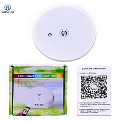 DC12-24V UFO Bluetooth-compatibile RGB tempo musica LED Dimmer gruppi di reti RGBW Controller striscia LED