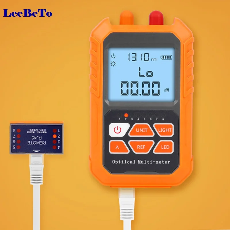 1Mw With 5Km Visual Fault Locator 3in1 Optical Power Meter Visual Fault Locator Network Cable Test Lighting Optical Fiber Tester