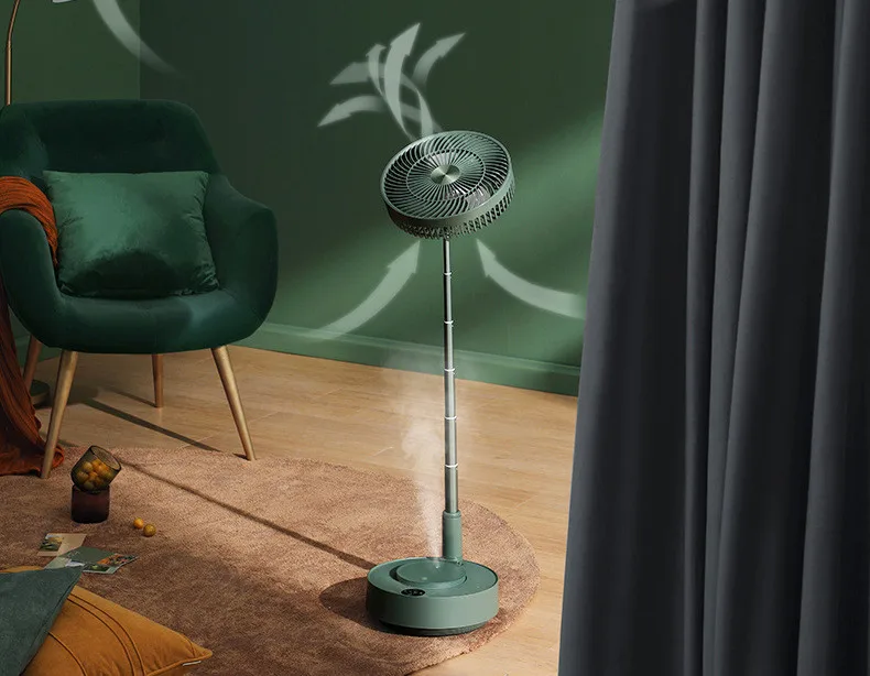 USB Di Động Quạt Điện Sạc Có Thể Thu Vào Phun Có Thể Gập Lại Hộ Gia Đình Lưu Thông Không Khí Quạt Cho Du Lịch Nhà Văn Phòng