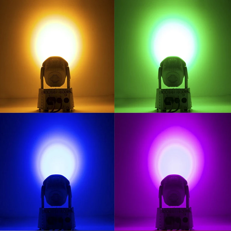 Imagem -06 - Shehds-moving Head Led Light para Disco dj Music Party Nightclub Dance Rgbw 7x12w 7x18w 6in 1