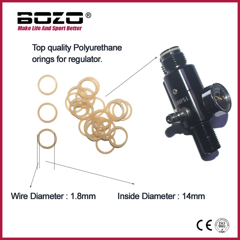 Zawór regulacyjny zbiornika HPA uszczelka głowicy poliuretanowej 90Duro uszczelka o-ring Oring uszczelka podkładka G1/2-14 10/20/50 sztuk