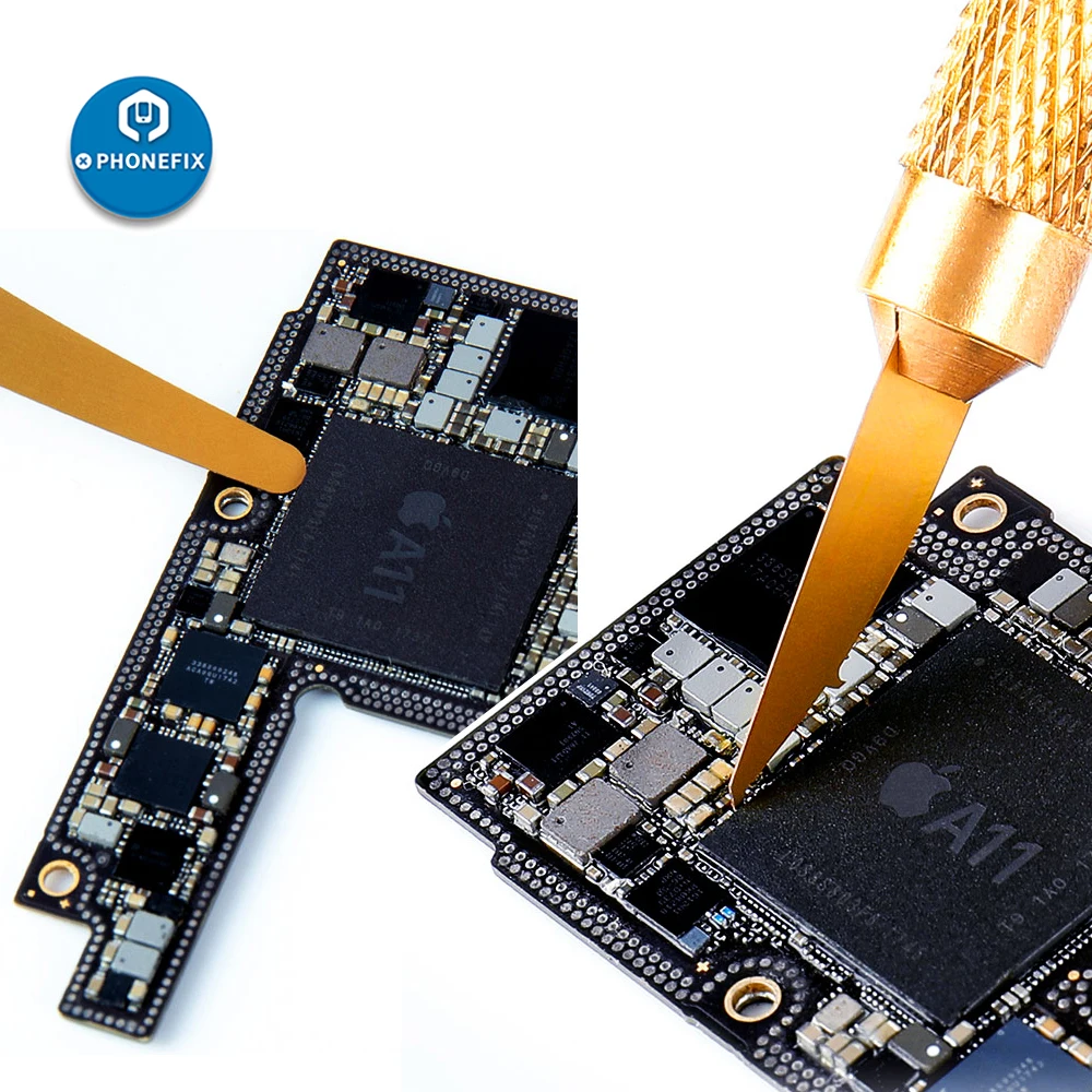 Qianli-cuchillo de eliminación de pegamento, herramienta de cuchillo de palanca de raspado, Chip IC de CPU, pegamento de borde de placa base, limpieza BGA, 007, 008, 009