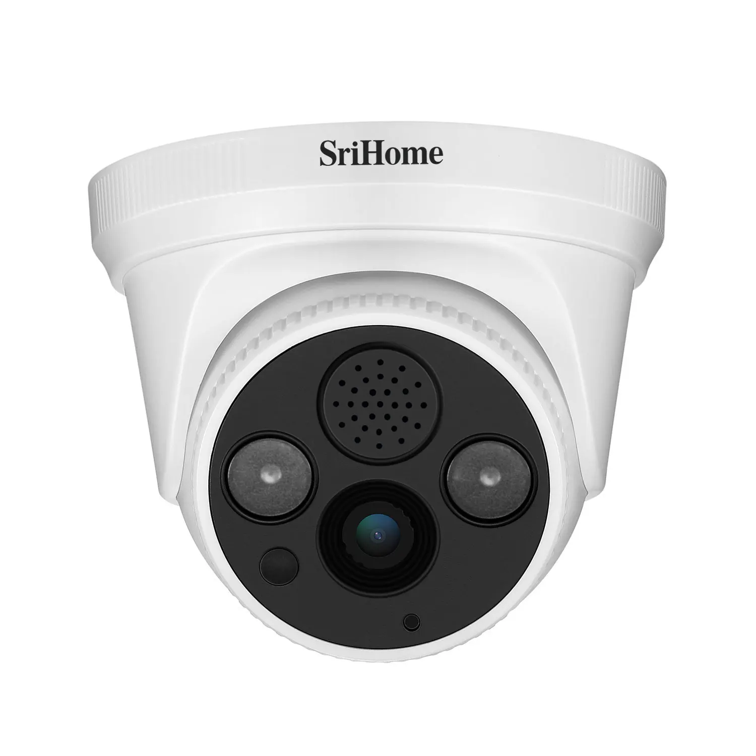 

Srihome SH030 3MP HD 1296P Wireless Intercom Onvif IP Dome Camera AI Humanoid Detection IR Night Vision Alarm Video IP Camera