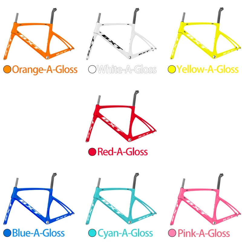 BXT T1000 Carbon V-brake Frame Carbon Racefiets Frame Carbon Racefiets Frame geschikt voor Di2 en Mechanisch
