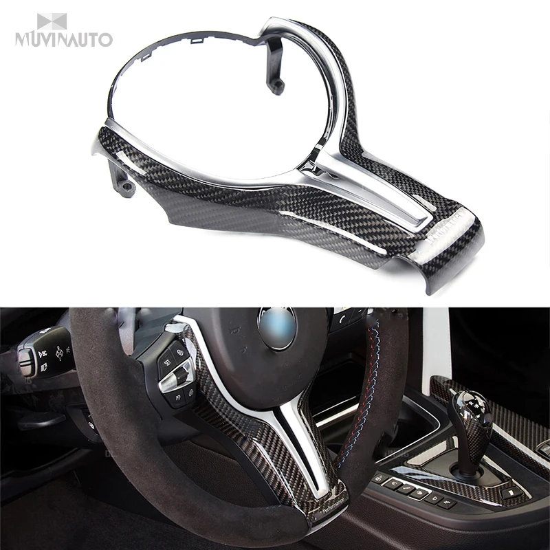 

Steering wheel For BMW M3 M4 X5M X6M F85 F86 M Series M5 M6 M2 Carbon Fiber Steering Trim cover F80 F82 F83 F10