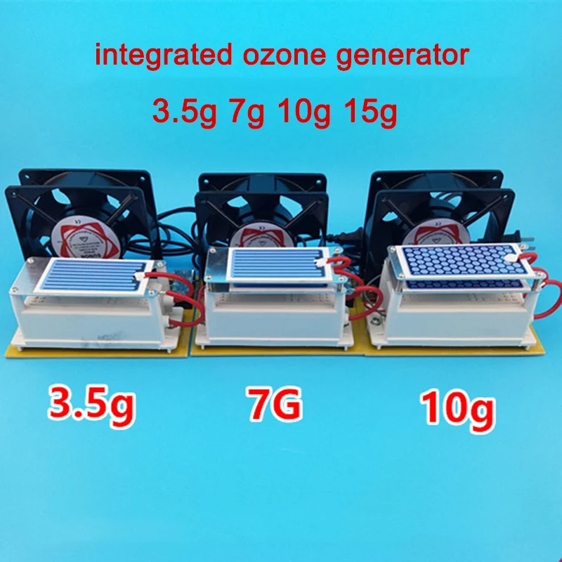 

3.5g 7g 10g 15g Integrated Ozone Generator with Ozone Fan