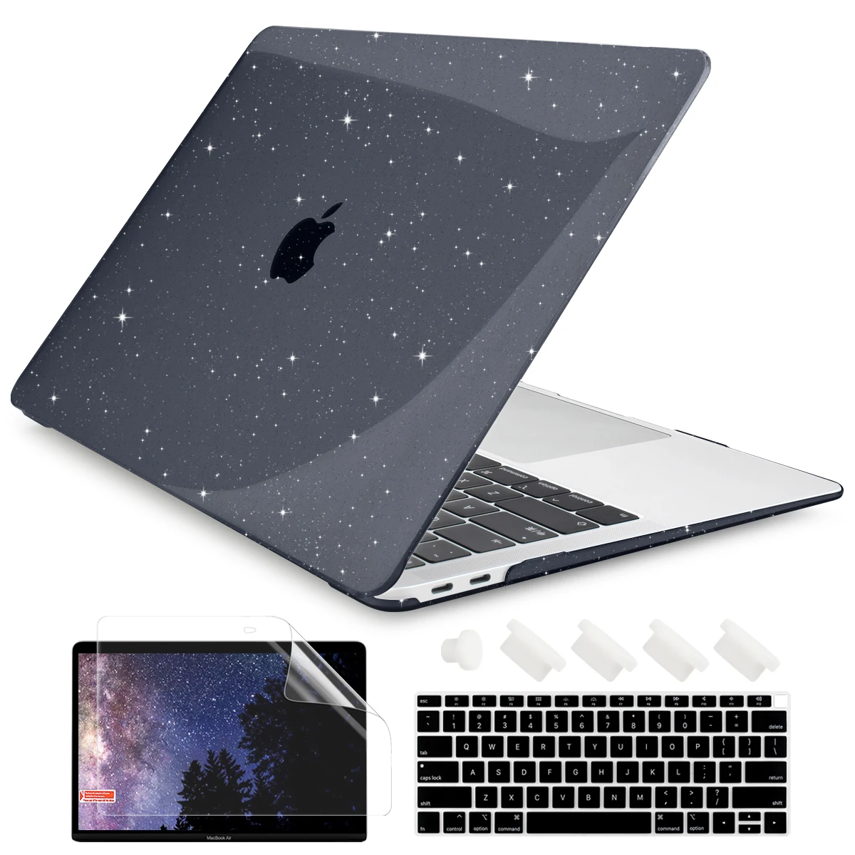 Bling crystal Case for Macbook Air Pro Retina13 Matte Cover Air Pro 13 14 A3112 A3113 A3401 A2681 A2779 M1 M2 M3 M4 Touch Bar ID