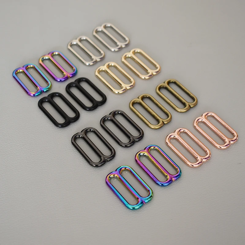 20 Pcs/Lot Adjustment DIY Accessories for 25mm Webbing  Metal Slider Adjustable Buckle Loops DIY Straps Bags Belts Accessories