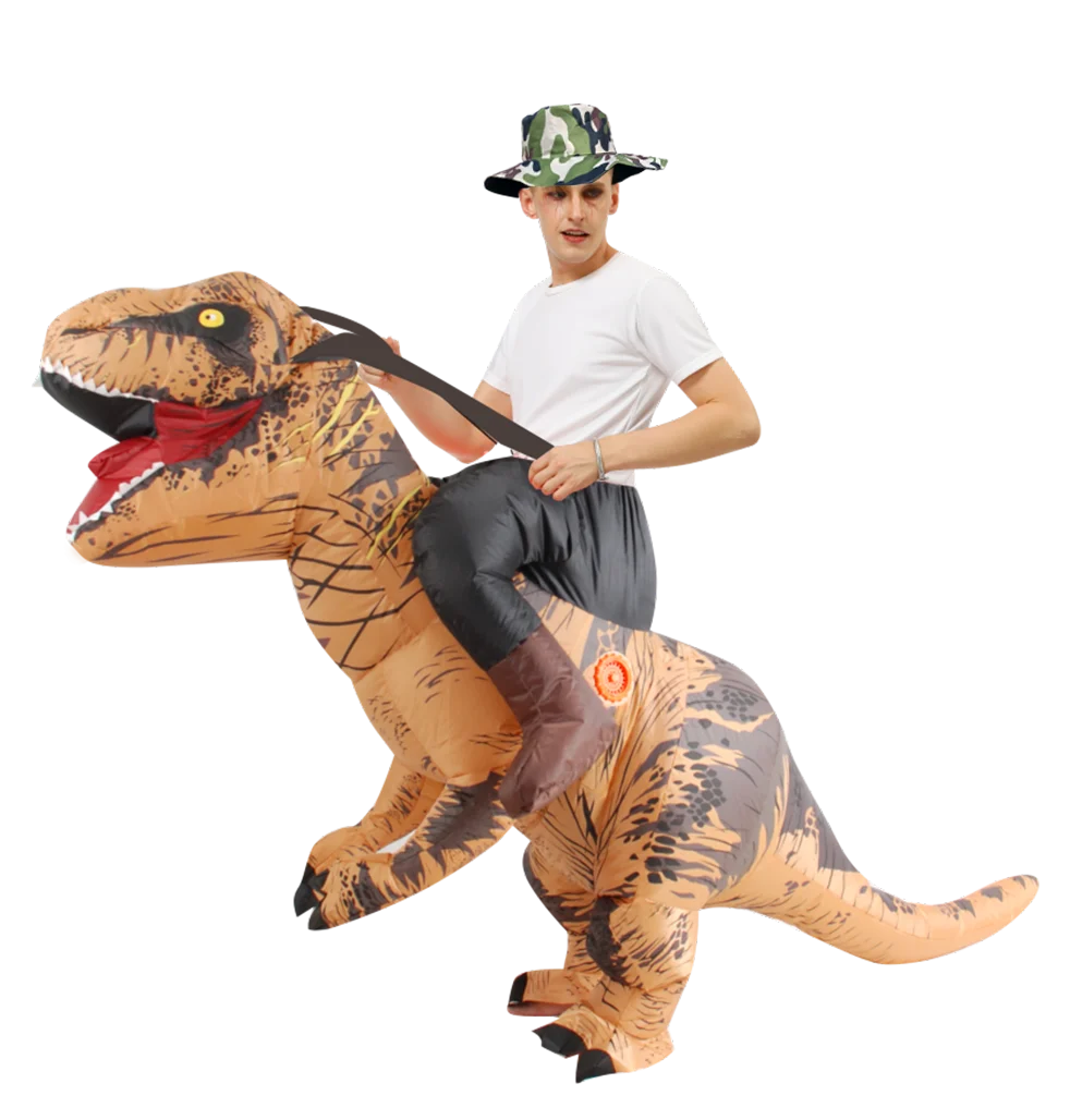 

Adult Inflatable Dinosaur Costumes T REX Cosplay Costumes Dinosaur Halloween Party Costume Carnival Costume for Men Women