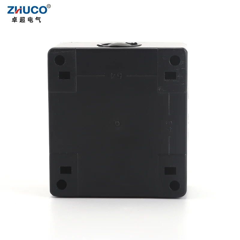 ZHUCO SZW26/LW26-20 ON-OFF-ON 20A 1 Phase Selector Universal Cam Changeover Key Switch With Waterproof And dustproof Sealed Box