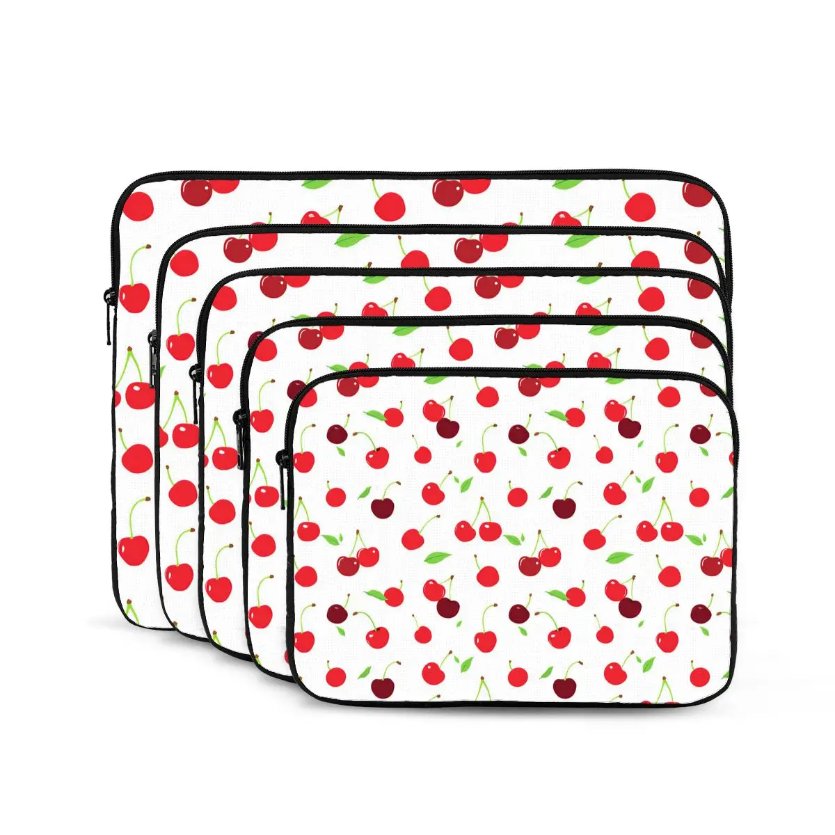 Cherry Pattern Computer ipad Laptop Cover Case Laptop Sleeve Bag Portable Cover Fundas Pouch