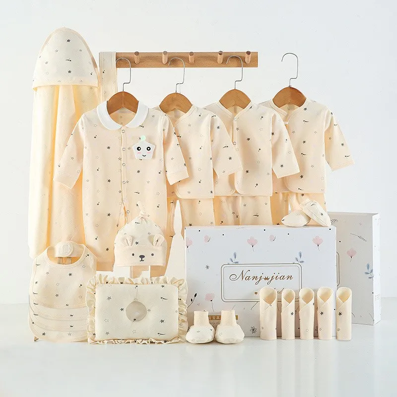 16-24pieces/0-3months Newborn Baby Clothing Set Newborn Gift Kids Clothes Suit Unisex 100% Cotton Toddler Clothing Sets No Box