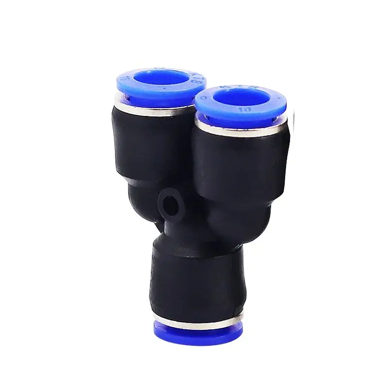 10 Pieces/package Pneumatic Air Pipe Quick Connector PY4 PE6 PE8 PY10 PE12 PE16 Y Type Three-prong T-type Tee One-touch Push-in