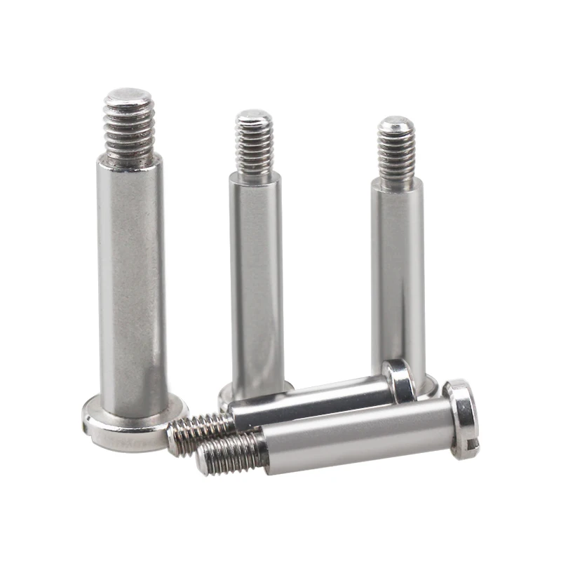 1PCS M3 M4 M5 Slotted Plug Screw Partial Thread Shoulder Screws Bolt 303 Stainless Steel