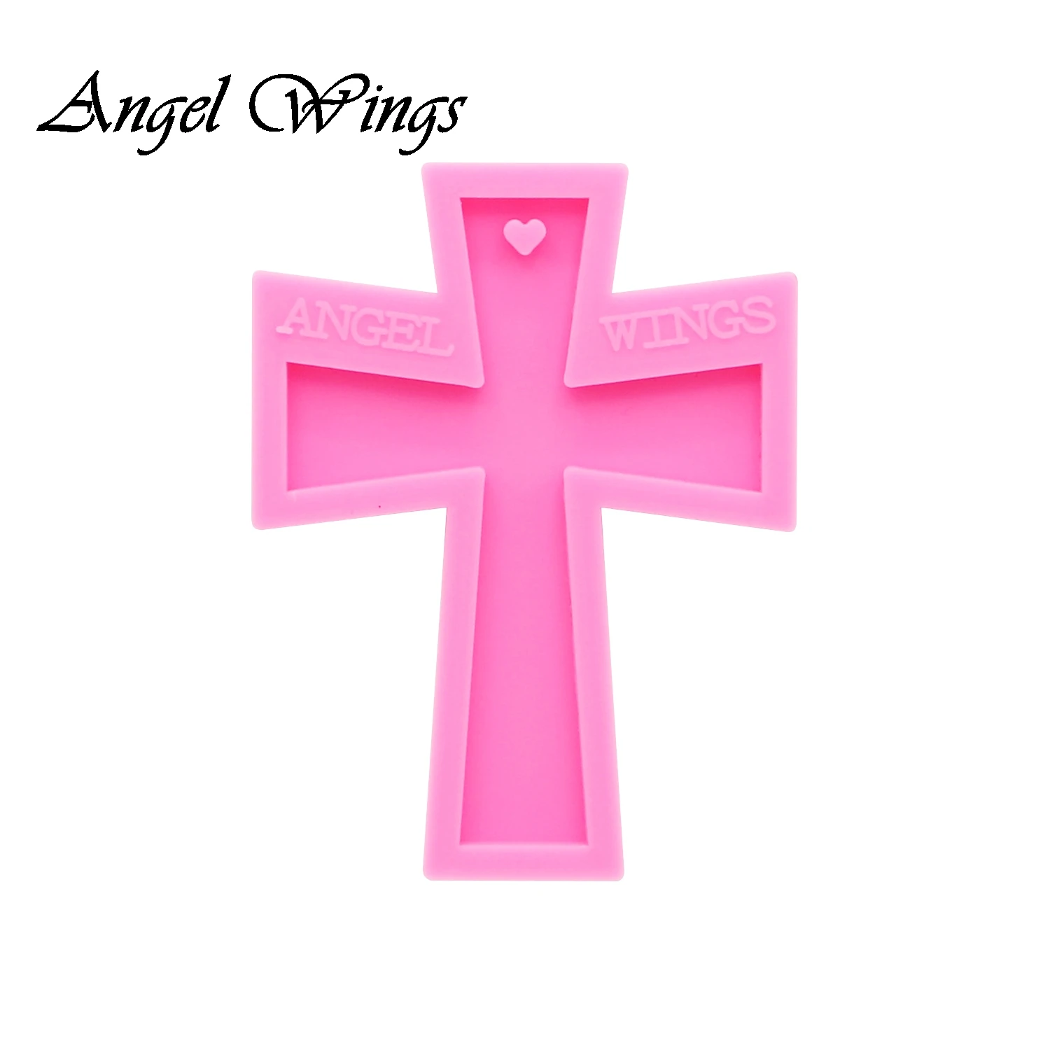 Shiny Cross Silicone Molds DIY Jewelry keychain mould Epoxy Resin Crafting Mold Custom DY0154