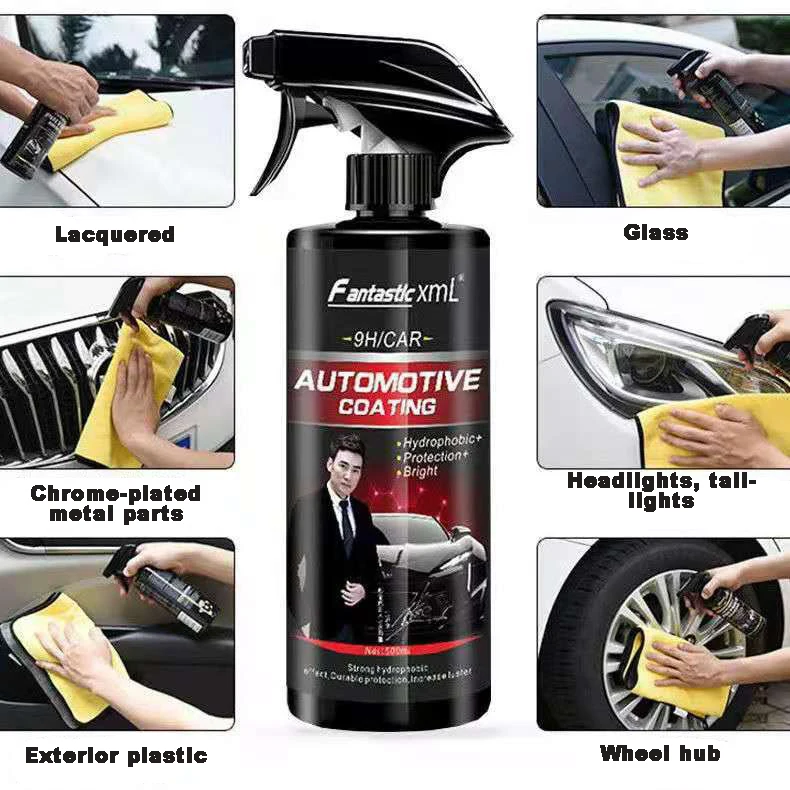 Car Ceramic Coating 500ML liquid glass for auto car wax paint car polish cleaning spray paint polish for plastic ceramic for car