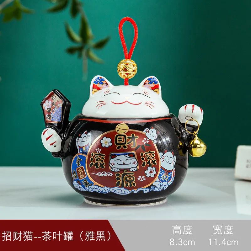 300 مللي جرة للحيوانات الأليفة رماد القط شكل تذكاري الحرق الجرار-مصنوع يدويا الأسود ديكور الجرار لجنازة القط جرة الكلب جرة