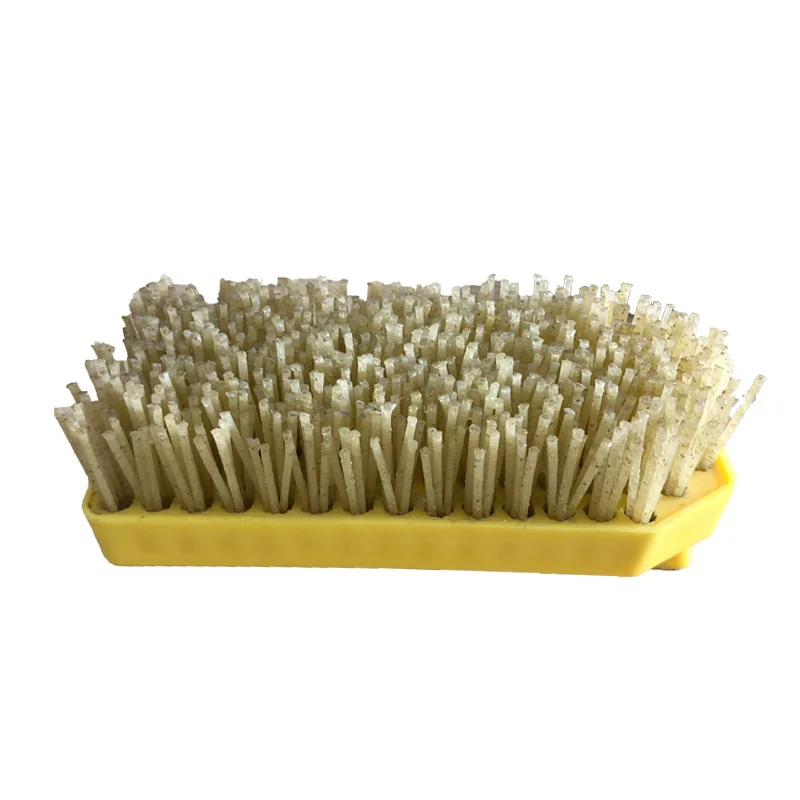 

High Efficiency 17CM Yellow Fickert Diamond Brush For Marble And Granite Polishing