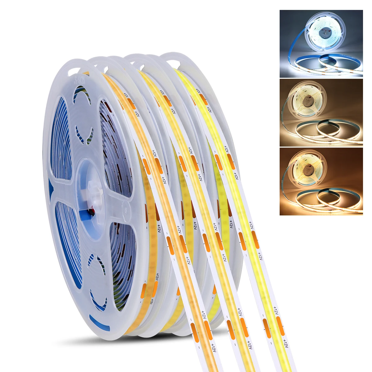 WIFI Tuya Smart Life Ultra Bright COB LED Strip 320LEDs/m Elastyczna taśma wstążkowa 3000-6500K RA90 Led Lights dla Alexa Google Home