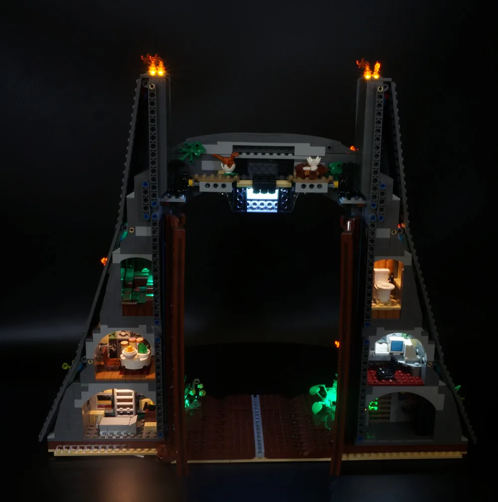 Kyglaring LED Light Kit For 75936 Jurassic World T. rex Rampage (only light included) dinosaur park