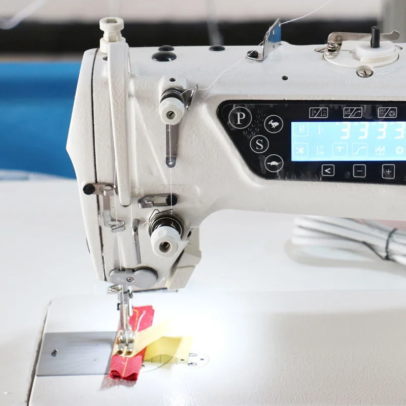 Computer Direct Drive Flat Sewing Machine Automatic High Speed Industrial Sewing Machine Lock Stitch with table